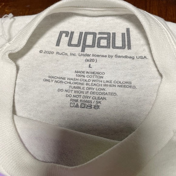 RuPaul Drag Race Graphic T-Shirt in White - Picture 5 of 6